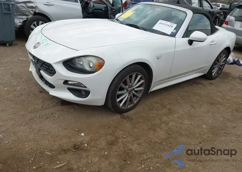 2017 Fiat 124 Spider Lusso from USA, damaged, VIN JC1NFAEK2H0101392
